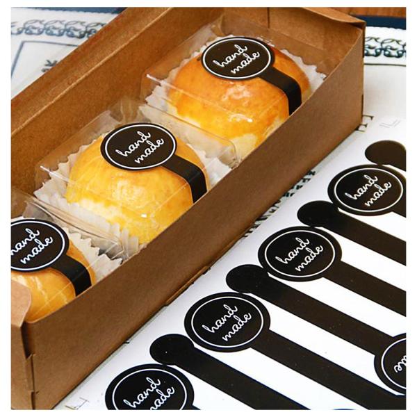 CMYK Oilproof Food And Beverage Labels Food Box Label Stickers