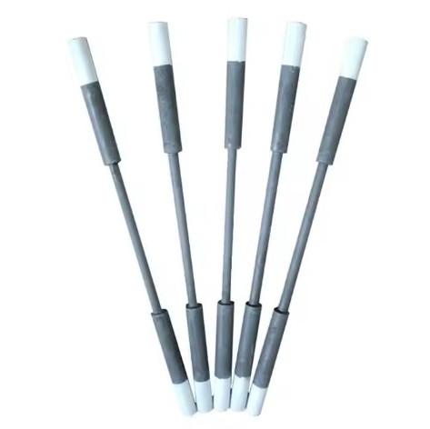 Straight Sic Silicone Carbide Heating Rods With Cold Zone And Hotzone Silicon Carbide Element