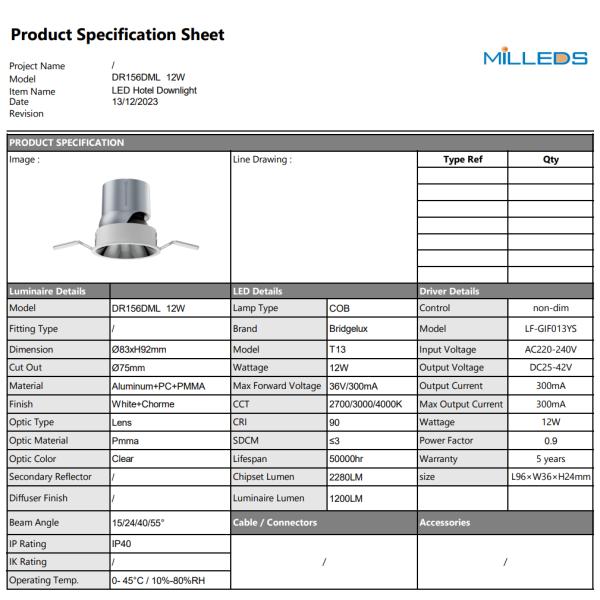 7W10W12W 3inch hotel spotlight rotatable adjustable downlight new hot sales downlight