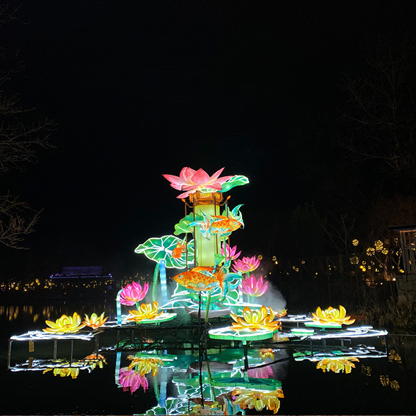 Custom Lagre Scale Festival Traditional Lantern Chinese Cultural Light Sculpture