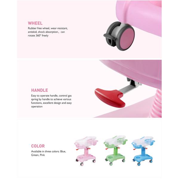 Hydraulic Multifunction Adjustable Newborn Medical Bed ICU Children Pediatric Bed ABS Plastic Baby Hospital Crib