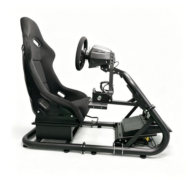 Premium Sim Racing Cockpits Simulator Carbon Steel Frame For Thrustmaster T300RS
