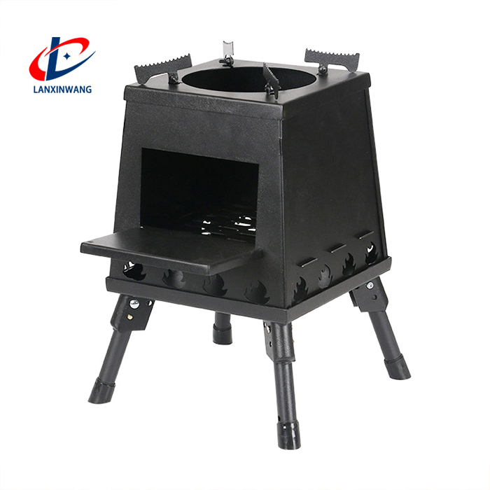Camping Wood Stove Custom Metal Fabrication for Cooking / Heating
