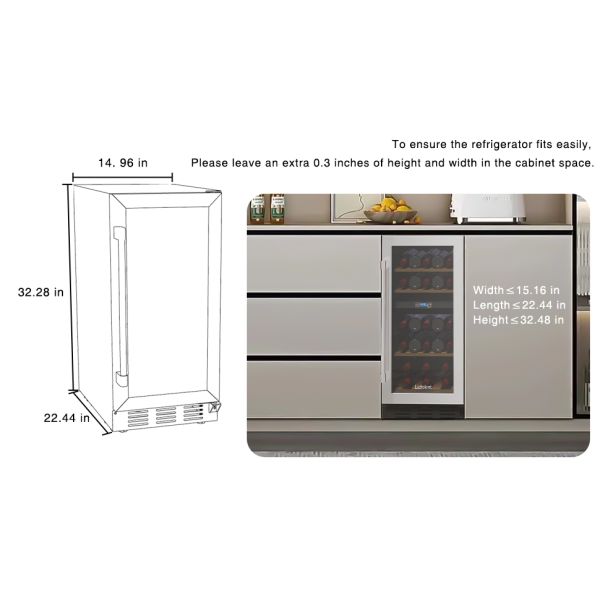 Wine Cooler Refrigerator Freestanding Wine Cellar Temperature Control Freestanding Mini Fridge Matte Black Refrigerator Wine Cooler Refrigerator Electric Wine Chiller Wine Fridge Cabinet Wine Bottle