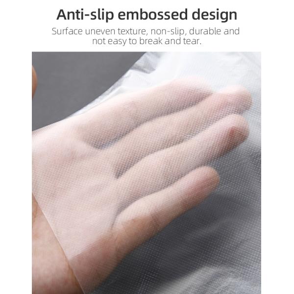 Unimax Medical LDPE Disposable Clear Plastic Gloves