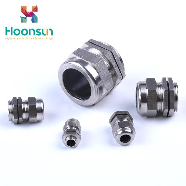 Outdoor Dustproof Stainless Steel Cable Gland With IP68 Waterproof Level