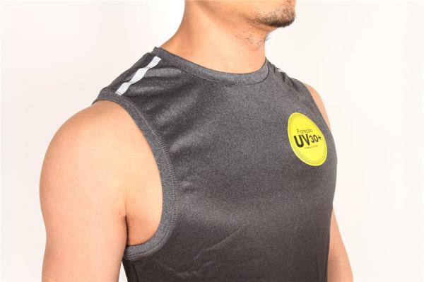 Quit Dry Fabric Utility Gilet Vest 100% Polyester Mens Sports Vest Tops