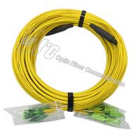 O SC a LC G657A1 terminou pre multi cabos da fibra com Fanout de 1.8mm