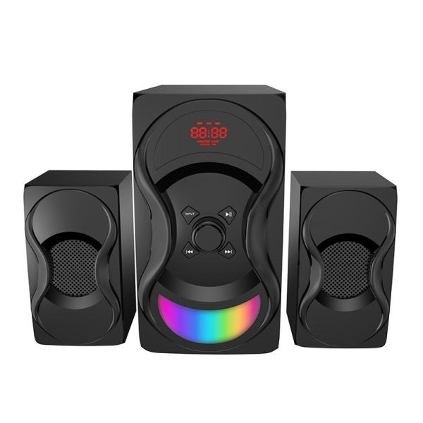 5.25 Inch Subwoofer Laptop Speakers With 30W Power RGB Light