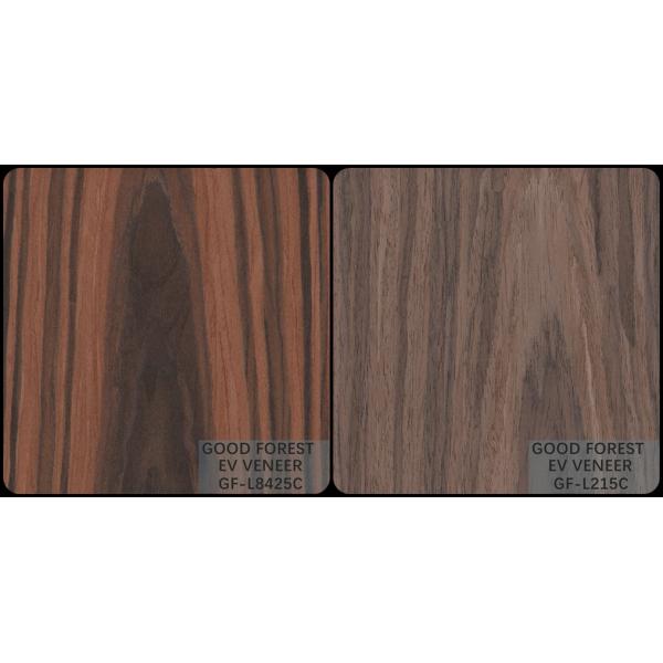 Engineered Veneer Santos Rose Wood Crown Cut Customized Service