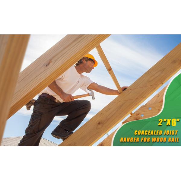 Cadenas de vigas ocultas de 2 x 6