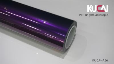 TPU Bright Black Purple PPF Paint Protection Film Anti Scratch Self Healing