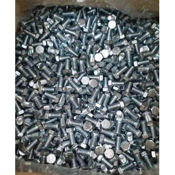 M2 - M72 Electrogalvanizing Carbon Steel Hexagon Head Bolt Full Thread