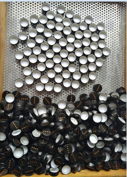 cápsulas de aluminio de la vodka del whisky de la cápsula de 30X60 GPI GPI 28x400