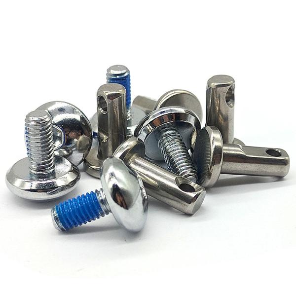 Silver Multi Purpose Cold Headed Screws 0.01mm Tolerance Mechanical Shaped Bolts
