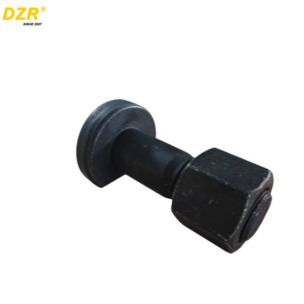 Stainless Steel Excavator Track Bolts Long Lasting For Undercarriage Parts