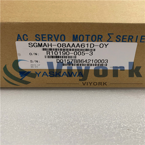 400V 750 Watt 3.39NM AC Servo Motor SGMAH-08AAA61D-OY