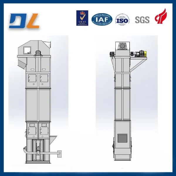 Foundry Heat Resistant Chain Bucket Elevator