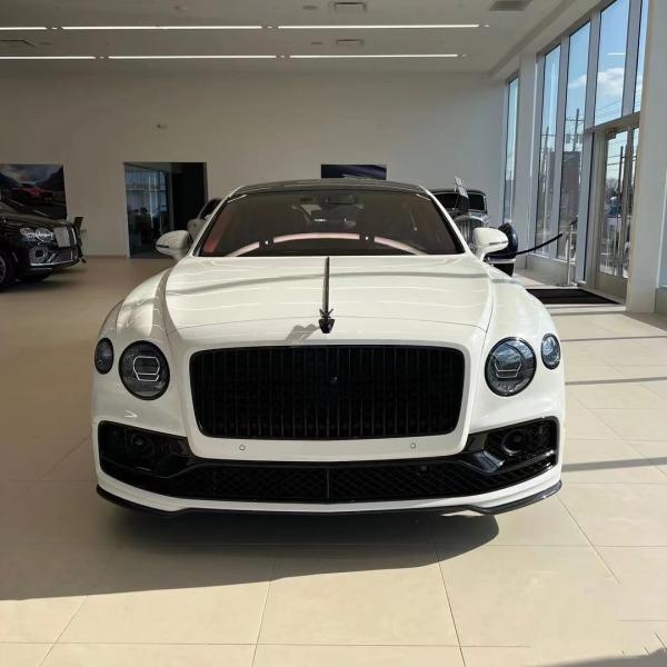 Flying Spur Bentley Body Kit W12 Style Carbon Fiber Lip Kit 2019 Diffuser Spoiler Side Skirt