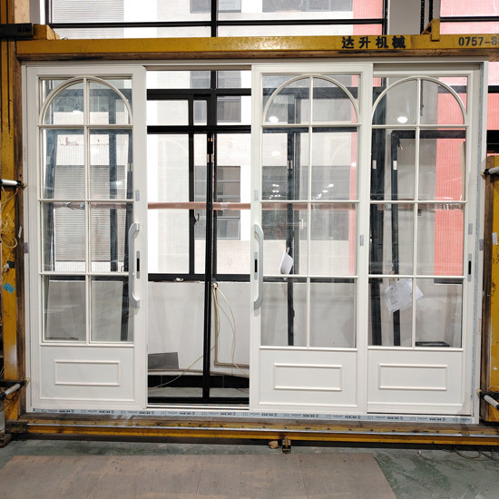 Wide Span Aluminium French Doors Aluminum Patio Sliding Door Heavy Duty Construction