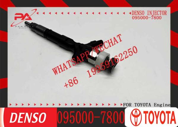 Inyector de combustible diesel Encuentro de inyectores de tren común 095000-7801 095000-7800 23670-30310 para TOYOTA Hiace 2KD-FTV Euro IV