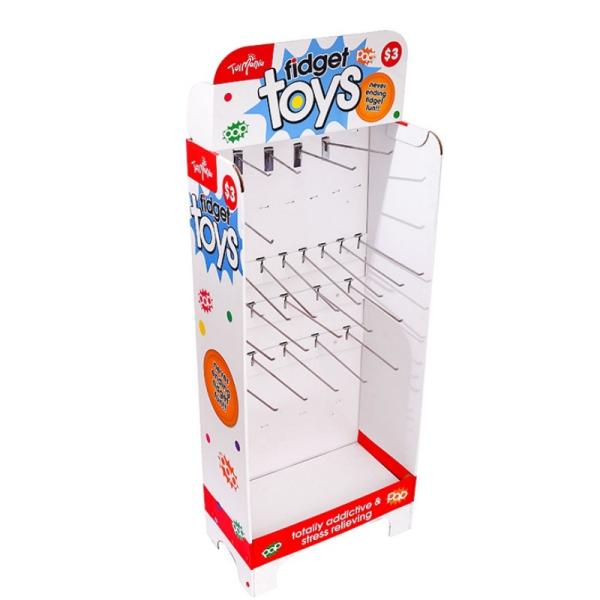 Wall Mount Pegboard Hook Display Metal Peg Hook Display For Airport Flight