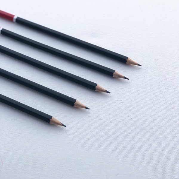 High quality art black 8B specifications woodensketch pencil set
