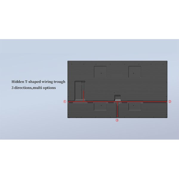 43‑Inch Zero‑Distance Wall‑Mounted Digital Signage Display, Commercial Wall‑Mount LCD Advertising Screen & Monitor