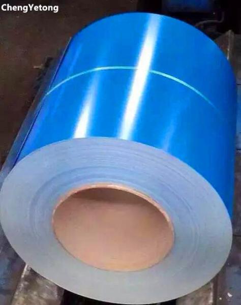 PVC Film Covered Pre Coated Aluminium Sheet , Colored Aluminum Sheet Metal Weight ≤3.5T
