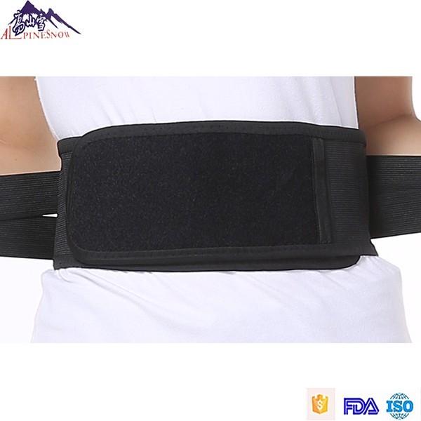 Tissu de soi-même passionné lombaire magnétique de Tourmaline de ceinture de soutien de la maladie de taille matériel