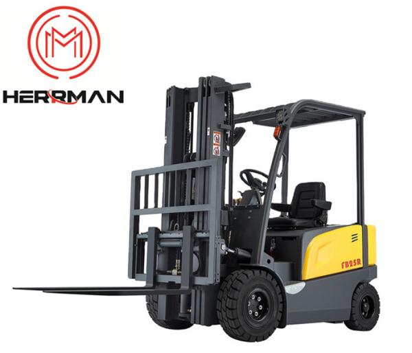 empilhadeira posta elétrica do estojo compacto de 2500kg 48V com pneumático contínuo