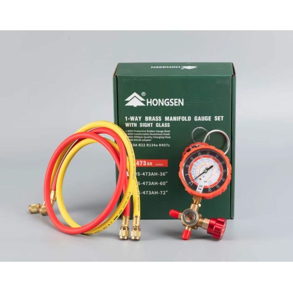 HONGSEN QFT Model Durable Copper Ball Valve ID 6.50mm for Refrigeration & A/C Systems R22/R134A Etc. 0.3kg with 1 Year Warranty