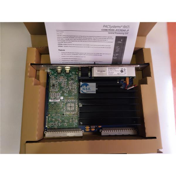 機械制御のためのGeneral ElectricプログラミングのIC698CPE030 RX7i CPU