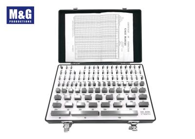 Wear Resistance Precision Measuring Equipment Rustproof Gage Block Sets