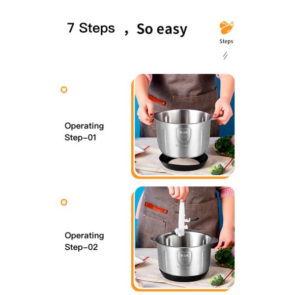 Kitchen Electric Meat Grinder Machine 500W 4L third gear