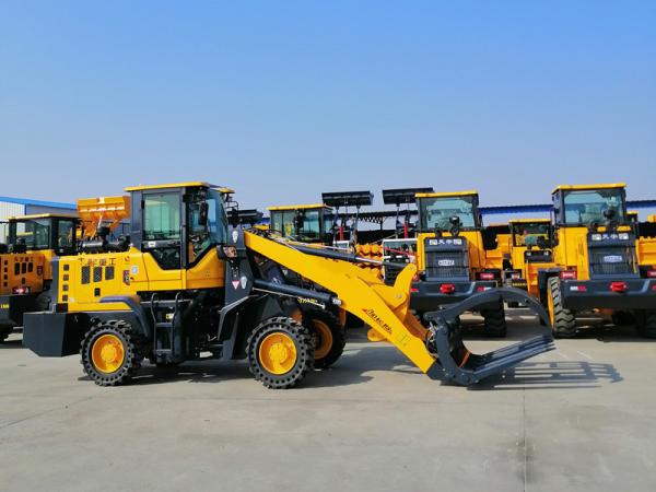 hot sale top quality 1 ton log timber wood grapple wheel loader