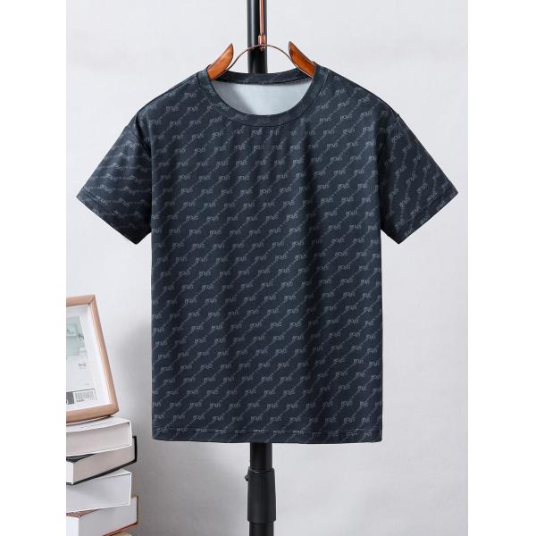 Custom Children Short Sleeve T Shirts With 100% Cotton 180gsm Fabric Material