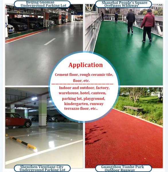 EINECS No. 231-072-3 Anti-static Floor Coating for Medium-Sized Epoxy Metallic Floor Paint