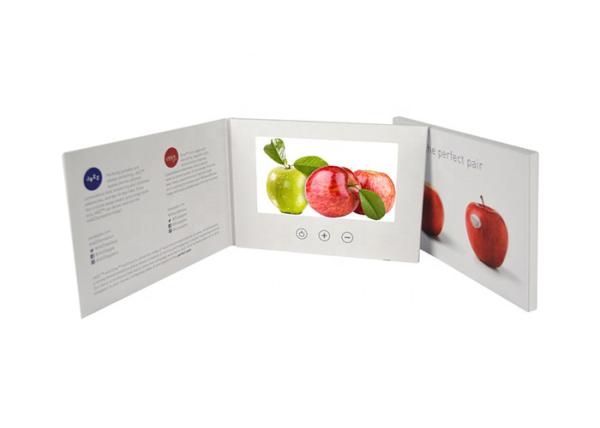 Mini LCD Screen Video Brochure With Full HD / TFT Screen 128MB Memory