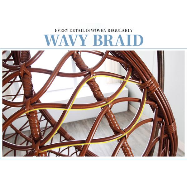 Легко стирается на заказ семейная висячая корзина из ротана Гостиная Висящая Орхидея Стул падающий кресло качается