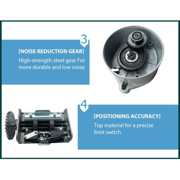 Электрические двигатели для гаражных дверей 220 В 50 Гц, двигатели для прокатных затвора 600 кг.