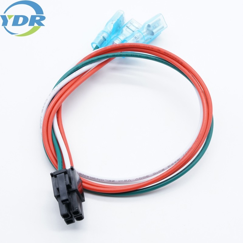 Соединитель штырей 2*2 4 Molex 5557 4.2mm к проводкам и кабелям провода 4.8mm терминальным изготовленным на заказ