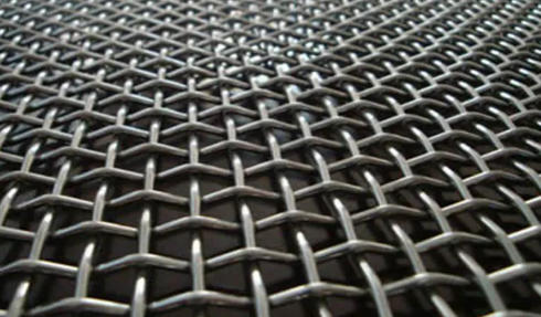 Woven Stainless Steel Crimped Wire Mesh, for Industrial, Material Grade: 304/316