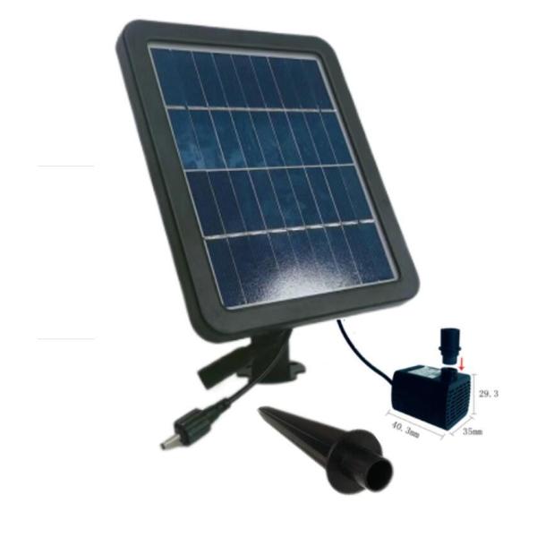 Outdoor Garden Pool Solar DC Water Pump 3W with 2200mA Battery Capacity and Certificate