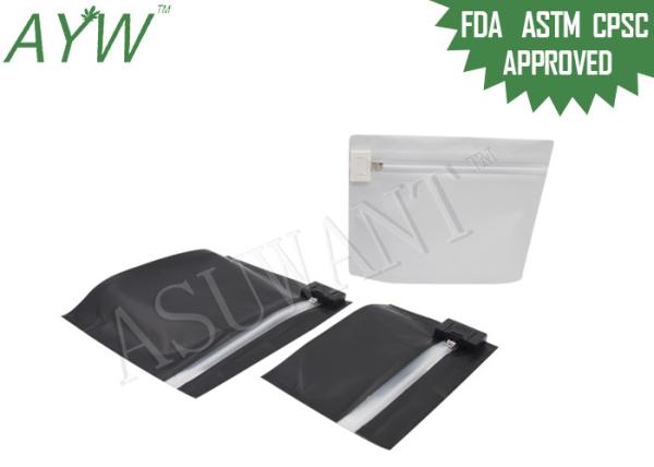 Levante-se a prova do perfume dos sacos da prova da criança, sacos resistentes do pacote da criança com único fecho de correr