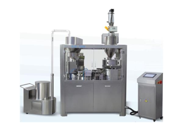 Hard Gelatin Capsule Filling Machine High Speed With Touch Screen Operation Capacity 7500 PCS Per Min