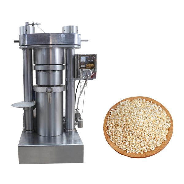 60-100 Kg/h Multi Function Hydraulic Sesame Oil Press Machine Alloy 335mm Diameter