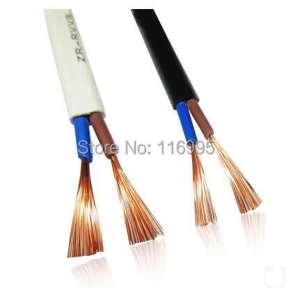 Telephone communication 300/500V Copper Conductor PVC Insulated Electric RVV Cable Wire