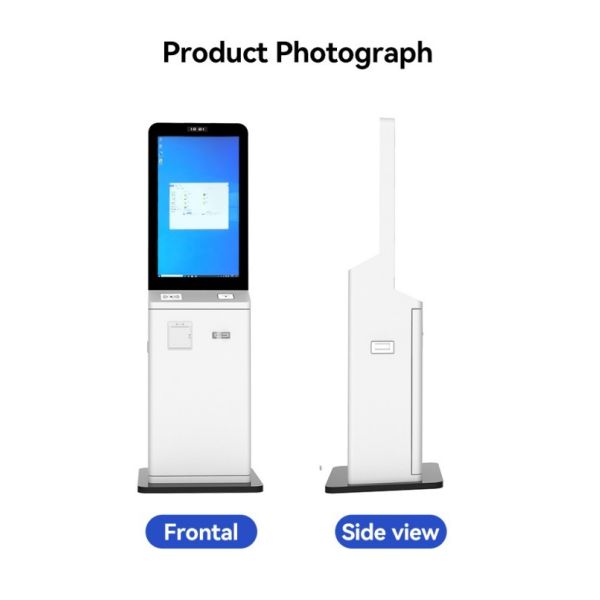 43 inch Windows Floor Standing Terminal Payment Self Service Kiosk Pos System With Printer QR Code Scanner