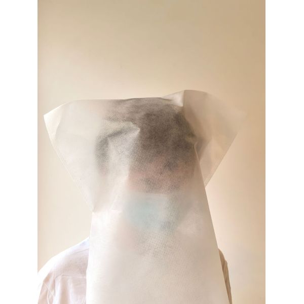 Hubei Haixin Face Protector Hood Suppliers Disposable Cosmetic Mask Muslims Makeup Clothing Dress Face Mask  Women Wholesale
